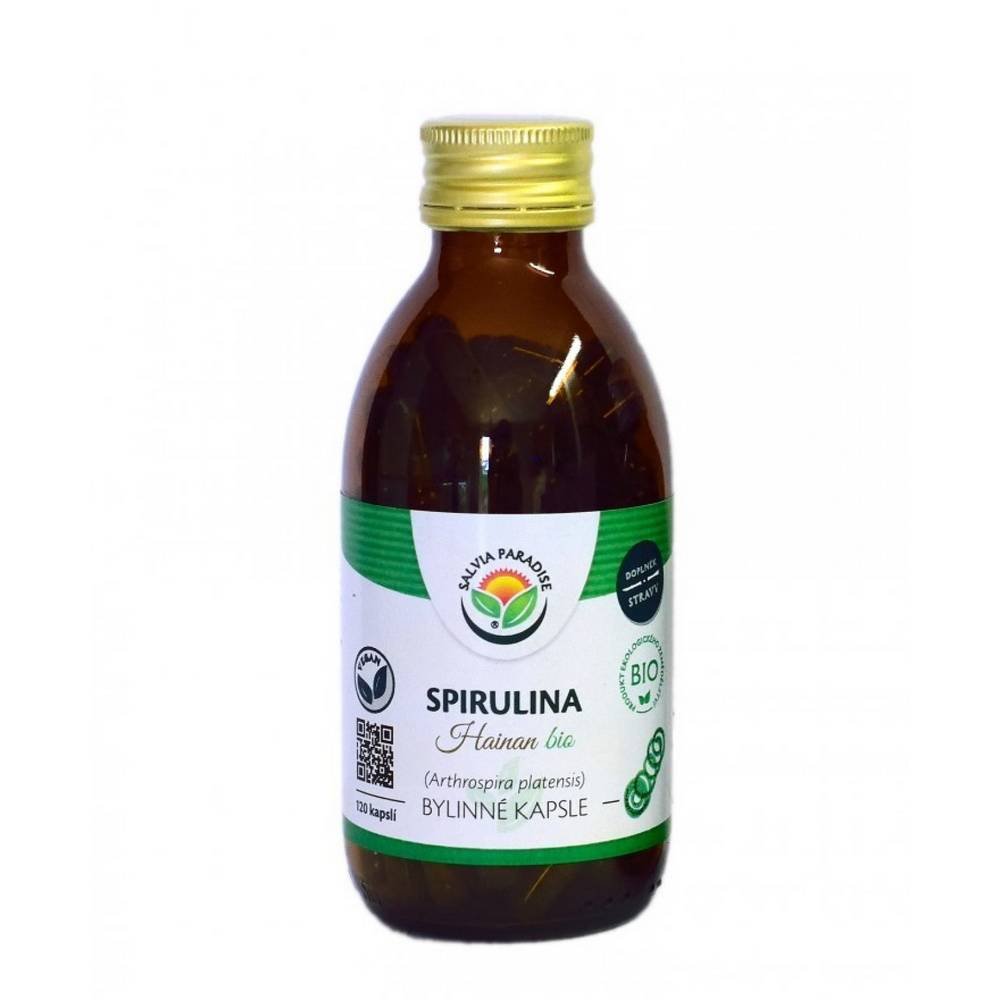 salvia paradise spirulina capsules bio 120 pcs Salvia Paradise Spirulina Capsules BIO 120 Pieces