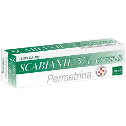 Scabianil Cream 5% Permethrin for Scabies 30g