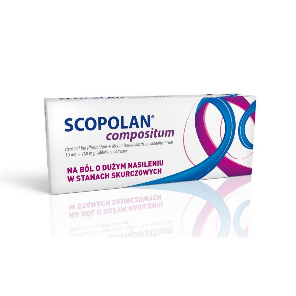 scopolan compositum 10 mg 250 mg coated tablets 10 pcs Scopolan Compositum 10 mg + 250 mg Coated Tablets 10 pcs
