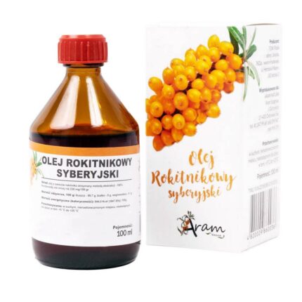 Siberian sea buckthorn oil, 100 ml, OLEJ ROKITNIKOWY SYBERYJSKI