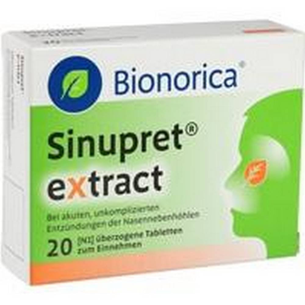sinupret extract coated tablets 20 pcs SINUPRET extract coated tablets, 20 pcs