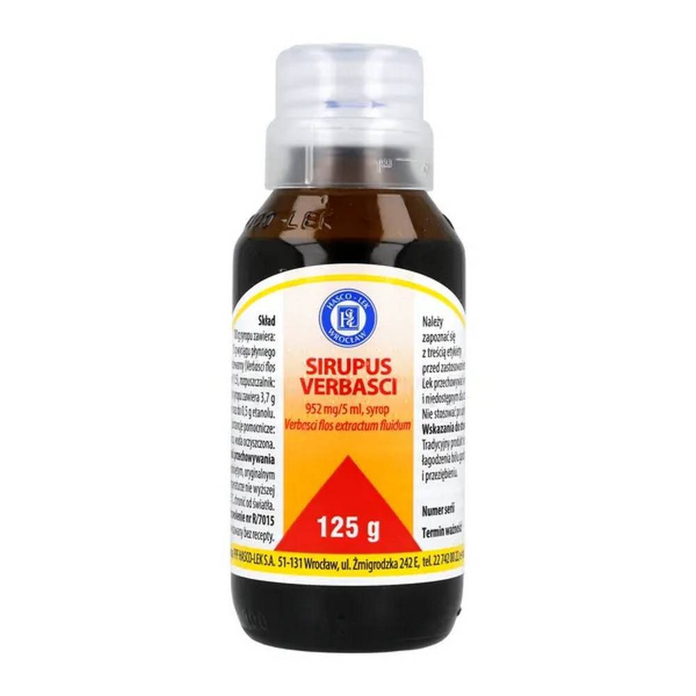 sirupus verbasci mullein syrup 125 g hasco Solpadeine, capsules, 12