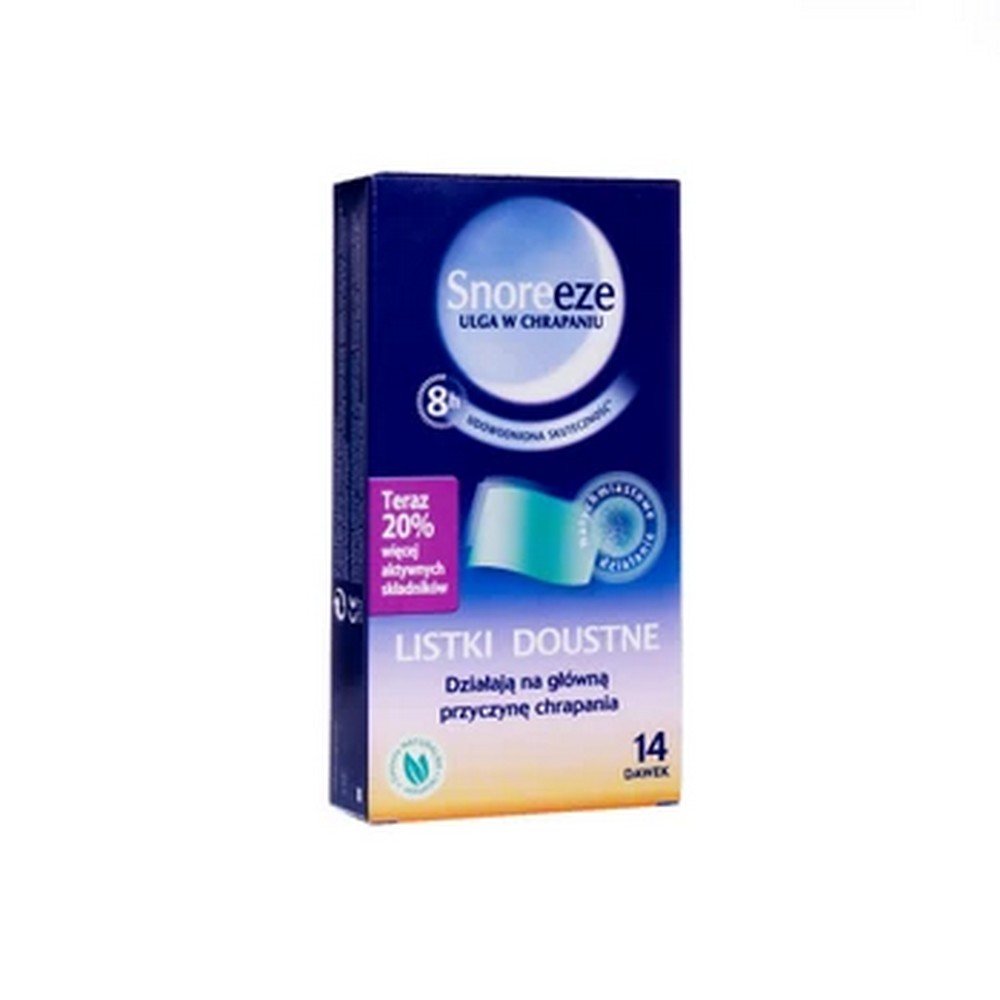 snoreeze throat leaves 14 pieces Snoreeze Throat Lozenges 14 pcs