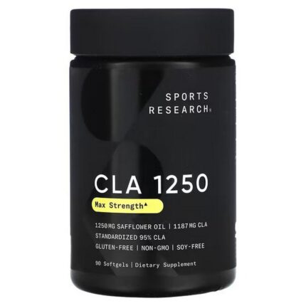 Sports Research CLA 1250 Max Strength – 1250 mg – 90 softgels