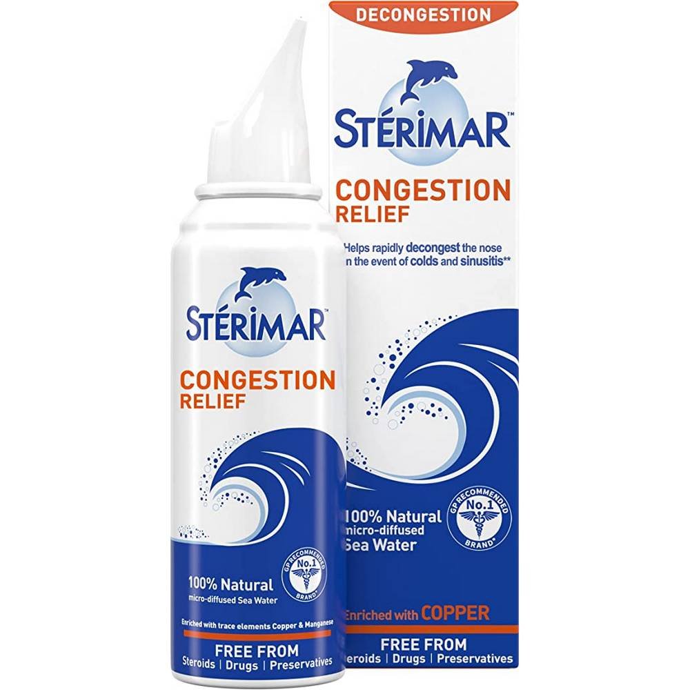 sterimar nasal congestion hypertonic solution spray 50 ml Sterimar Nasal Congestion Hypertonic Spray 50 ml