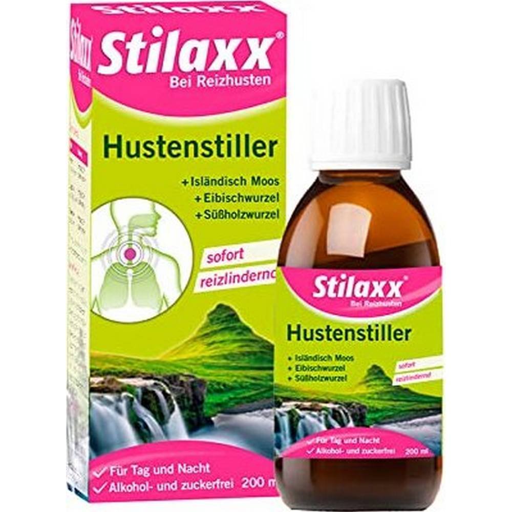 stilaxx hustenstiller sirup 200mlstilaxx cough suppressant syrup Stilaxx Hustenstiller Sirup — 200 ml (Stilaxx cough suppressant syrup)