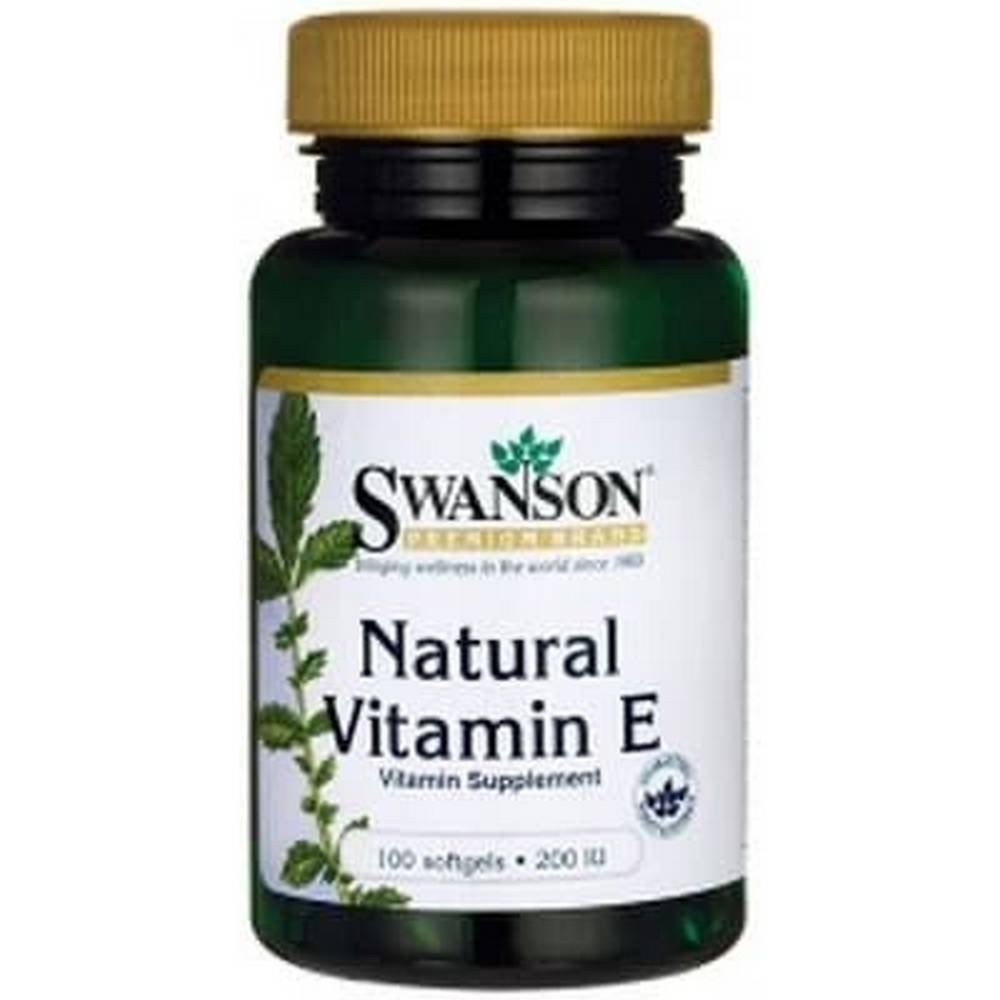 swanson vitamin e natural 200 iu capsules 100 pieces Swanson Natural Vitamin E 200 IU Capsules 100 Pieces