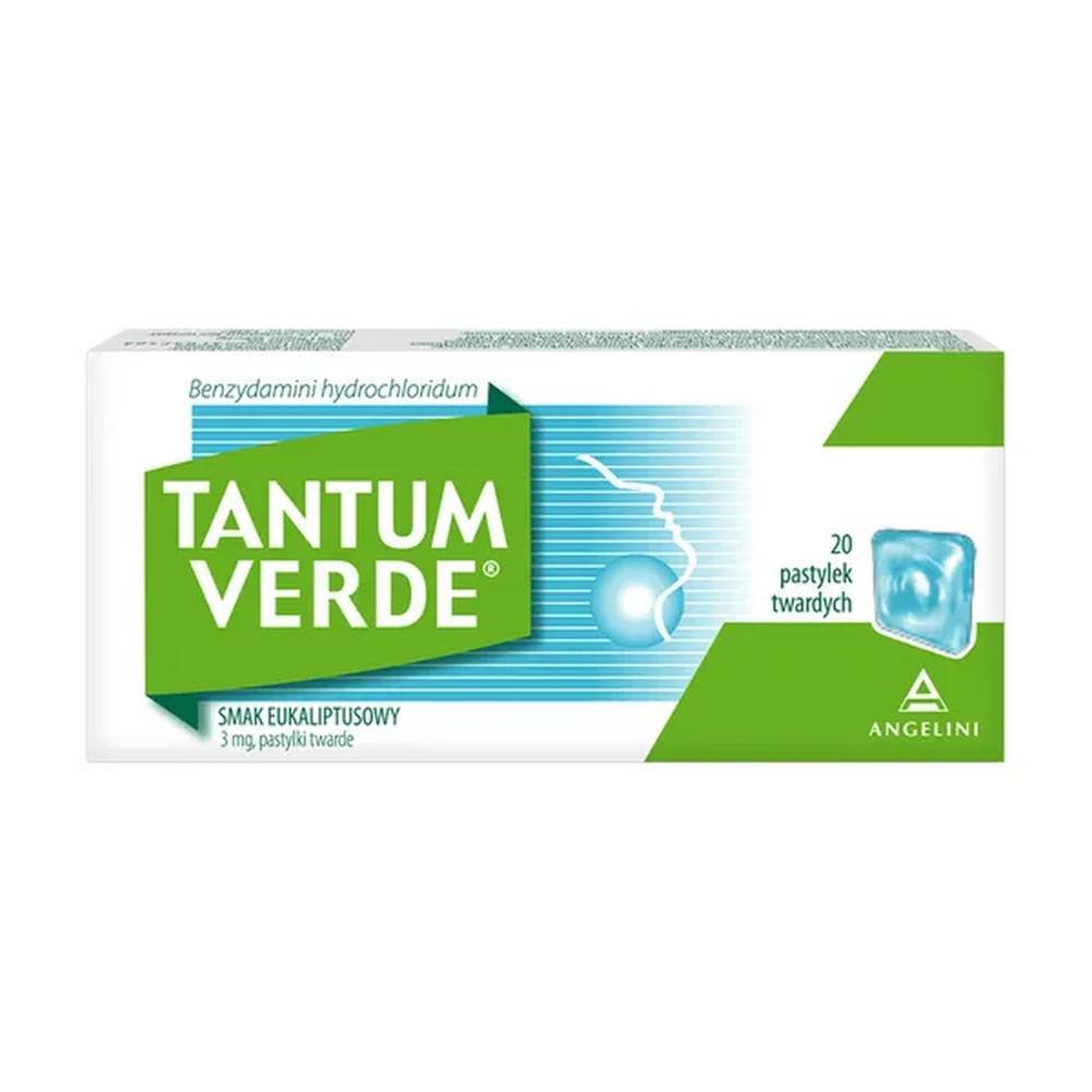 tantum verde smak eukaliptusowy 3mg 20 Tantum Verde smak eukaliptusowy, 3mg, 20