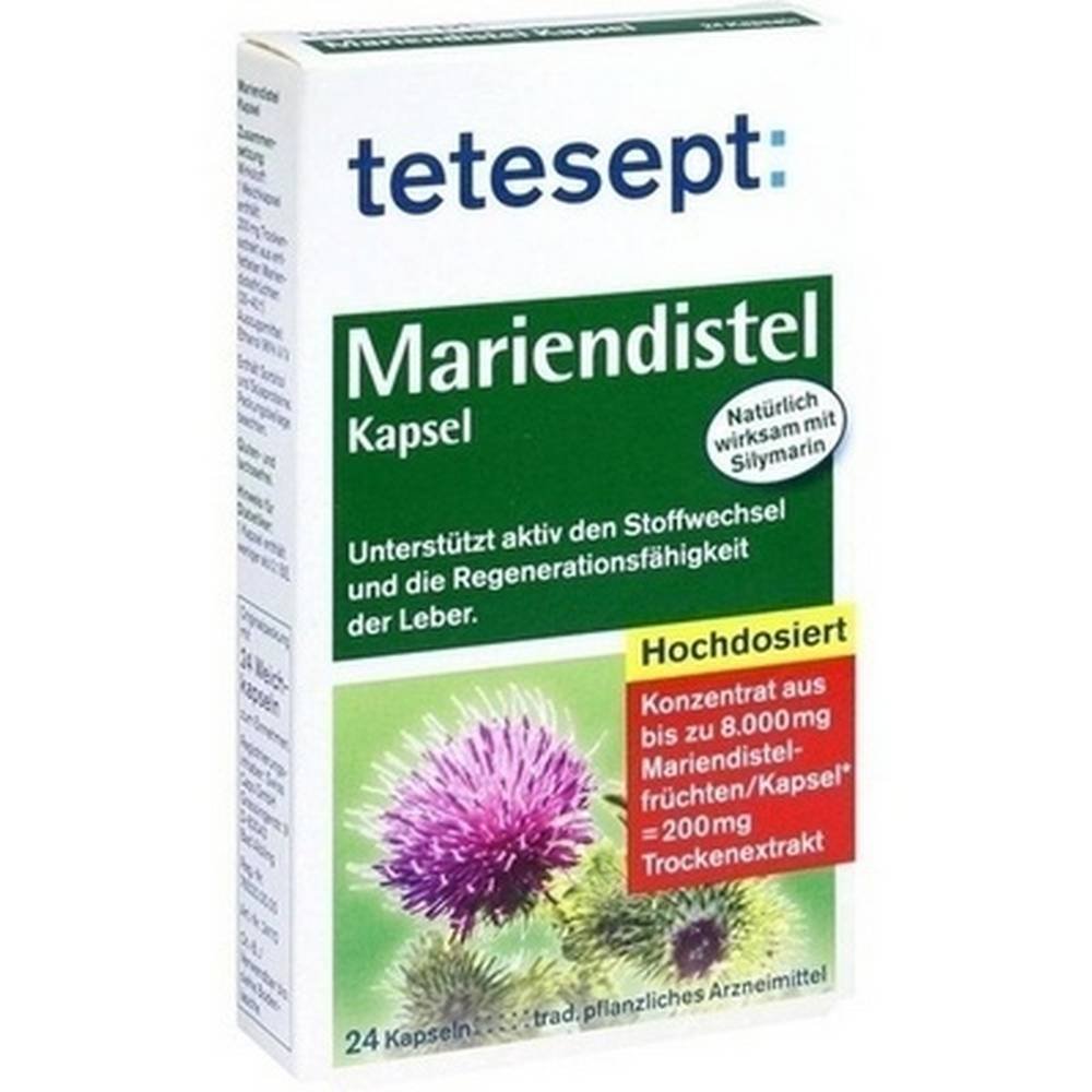tetesept mariendistel capsules 24 st TETESEPT Mariendistel, Capsules 24 St