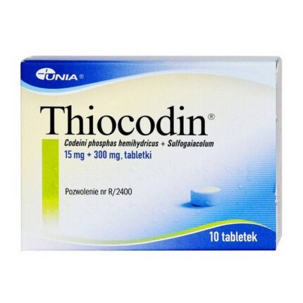 Thiocodin 15 mg + 300 mg Tablets 10 pcs