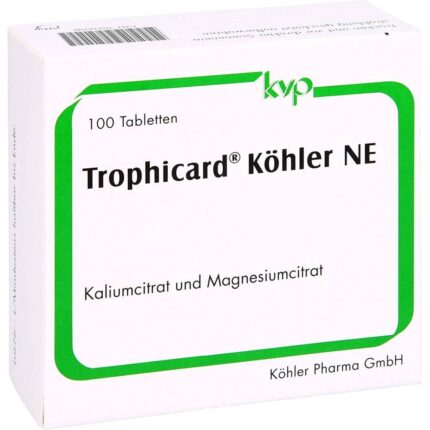 TROPHICARD Köhler NE tablets, 100 pcs