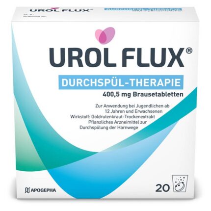 UROL FLUX flushing therapy 400.5 mg effervescent tablets, 20 pcs