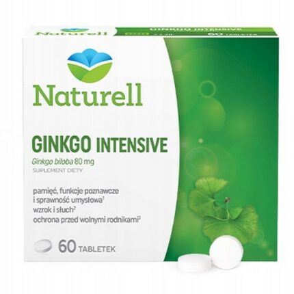USP Zdrowie Naturell Gingko Intensive Dietary Supplement 60 pcs