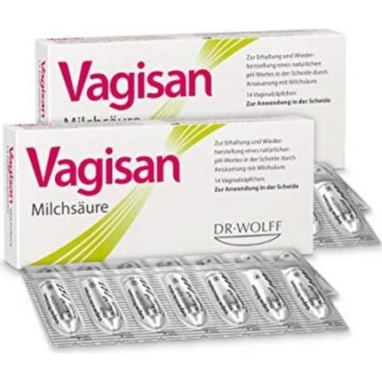Vagisan Lactic Acid Vaginal Suppositories 14 pcs