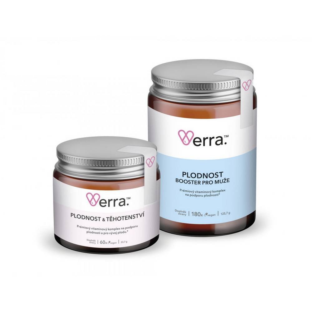 verra komplex plodnost and tehotenstvi 60 kapsli plodnost booster pro muze 180 Verra Complex Fertility & Pregnancy 60 Capsules + Fertility Booster for Men 180