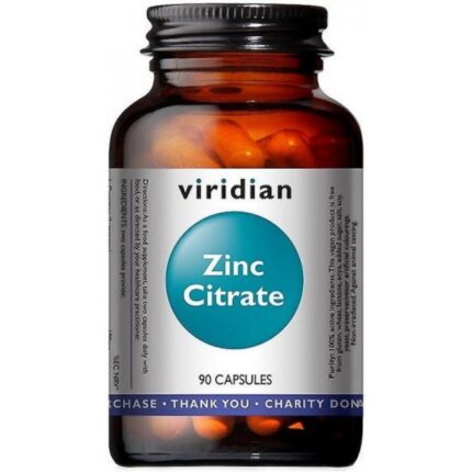 Viridian Zinc Citrate 90 caps