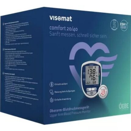 VISOMAT comfort 20/40 upper arm blood pressure monitor., 1 pc, Uebe Medical GmbH