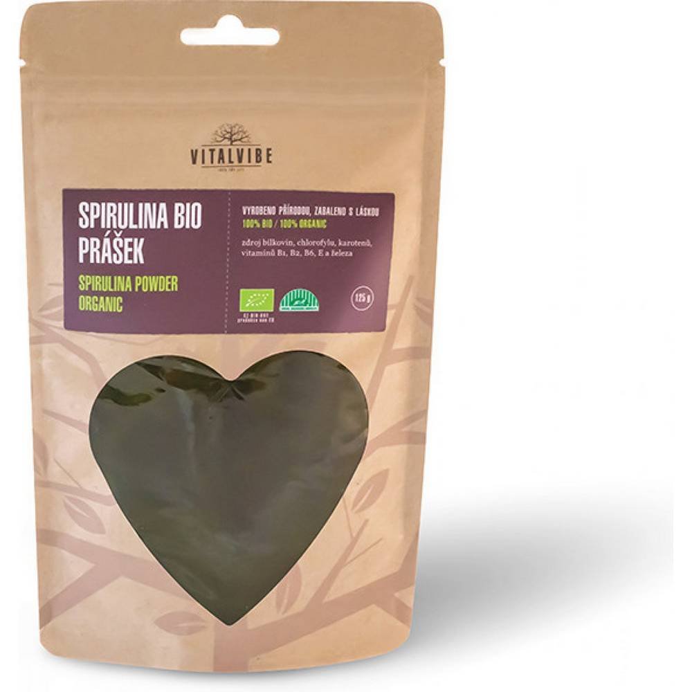 vitalvibe spirulina bio powder 125 g Vitalvibe Spirulina Bio Powder 125 g