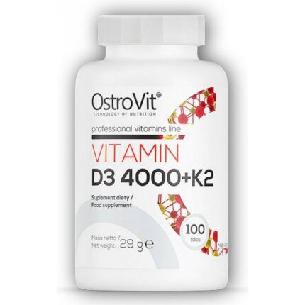 Vitamin D3 4000 + K2 Tablets 100 Pieces