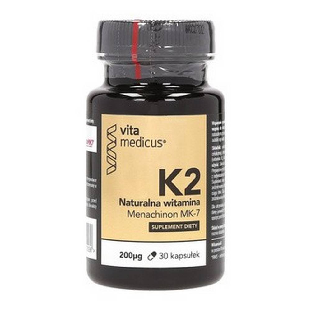 vitamin k2 mk 7 200g vitamedicus capsules 30 pcs VitaMedicus Vitamin K2 MK-7 200 g Capsules 30 Pieces