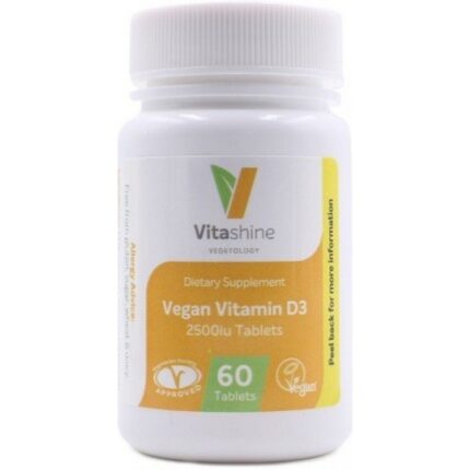 Vitashine Vegan Vitamin D3 2500 iu 60 tab