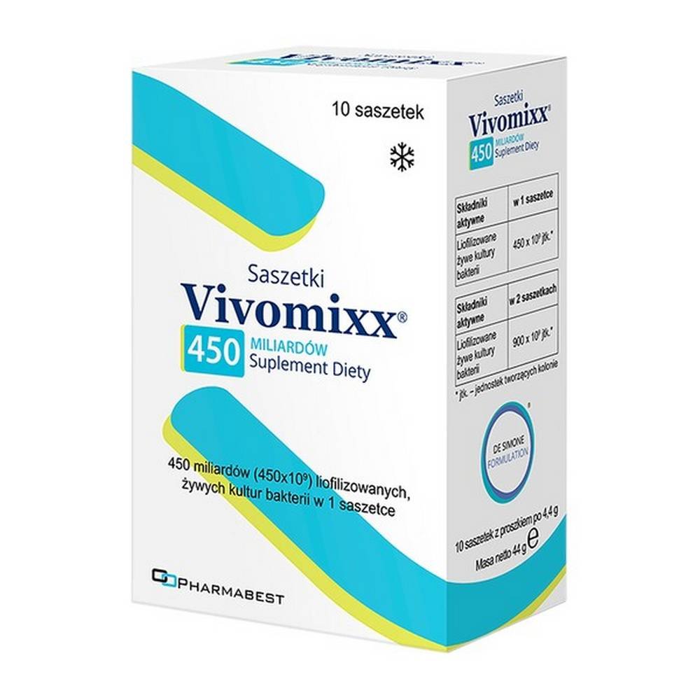 vivomixx 450 powder for oral suspension in sachets 10 pcs Vivomixx 10 sachets