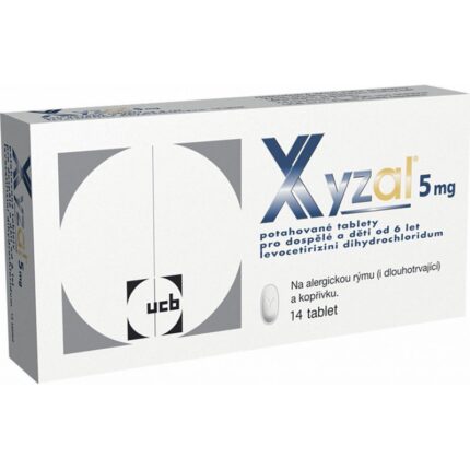 Xyzal 5 mg film-coated tablets 14 pcs
