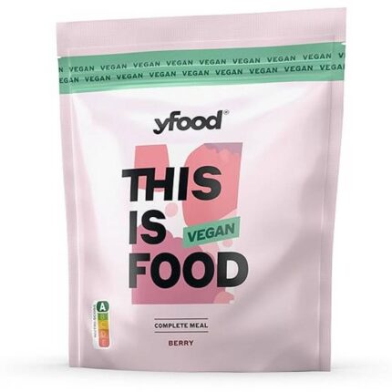 YFood Vegan Berry Powder – Delicious Drinking Meal on the Go – This Is Food Powder