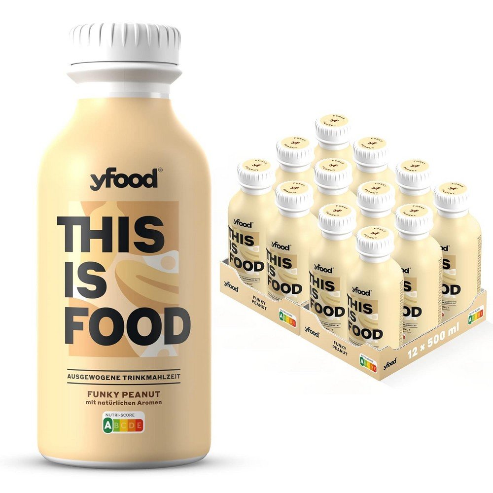 yfood_drink_funky_peanutthis_is_food_drink_34_g_protein_26_vitamins_and_minerals_12_x_500_ml yfood Drink Funky Peanut – 12 x 500 ml