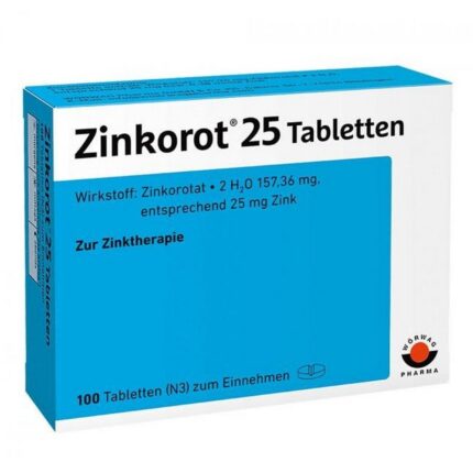 Zincorot 25 mg Tablets 100 pcs