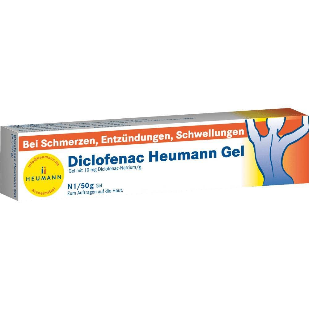 DICLOFENAC Heumann Gel, 50 g DICLOFENAC Heumann Gel, 50 g