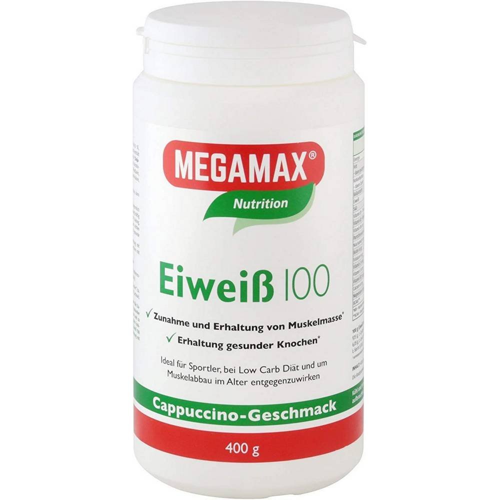 PROTEIN 100 Cappuccino Megamax powder, 400 g PROTEIN 100 Cappuccino Megamax powder, 400 g