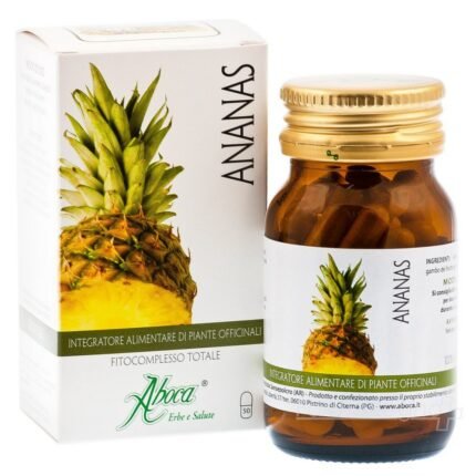 Aboca Pineapple Total Phytocomplex Draining Supplement 50 Caps, Aboca Ananas Fitocomplesso Totale Integratore Drenante 50 Opercoli