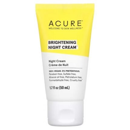 ACURE Brightening Night Cream, 1.7 fl oz (50 ml), ACURE, осветляющий ночной крем, 50 мл (1