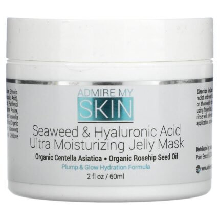 Admire My Skin, Seaweed&Hyaluronic Acid Ultra Moisturizing Jelly Beauty Mask, (60 ml), Admire My Skin, Algen und Hyaluronsäure Ultra Moisturizing Jelly Beauty Mask