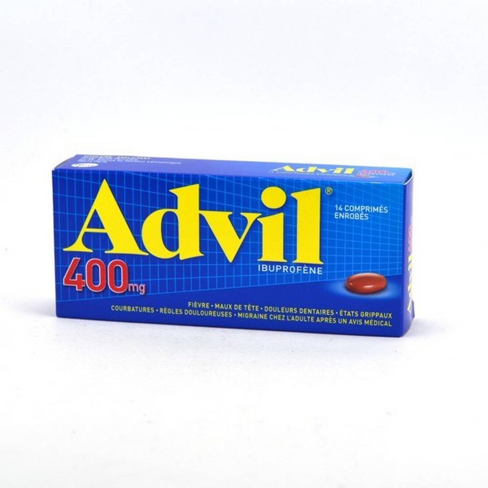 Advil 400mg Ibuprofène 14 Advil 400mg Ibuprofène 14
