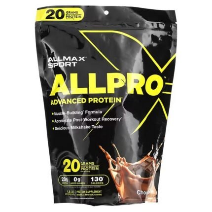 ALLMAX, Sport, ALLPRO Advanced Protein, Chocolate, 680 g (1.5 lbs.), ALLMAX, Sport, ALLPRO Advanced Protein, с шоколадом, 680 г (1