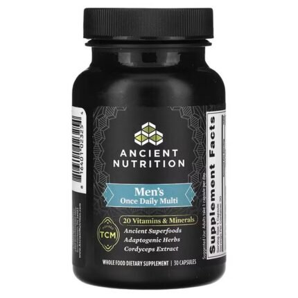 Ancient Nutrition, Men’s Once Daily Multi, 30 capsules, Ancient Nutrition, Men‘s Once Daily Multi