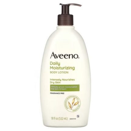 Aveeno, Daily Moisturizing Lotion, Daily Moisturizing Lotion, Fragrance Free, 18 fl oz (532 ml), Aveeno, увлажняющий лосьон для ежедневного применения, без отдушки