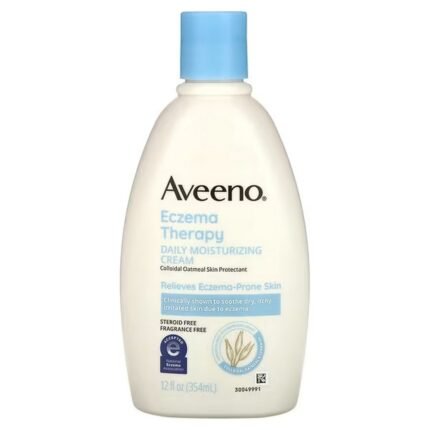 Aveeno, Eczema Therapy, Moisturizer, 12 fl. oz. (354 ml), Aveeno, Eczema Therapy, увлажняющий крем