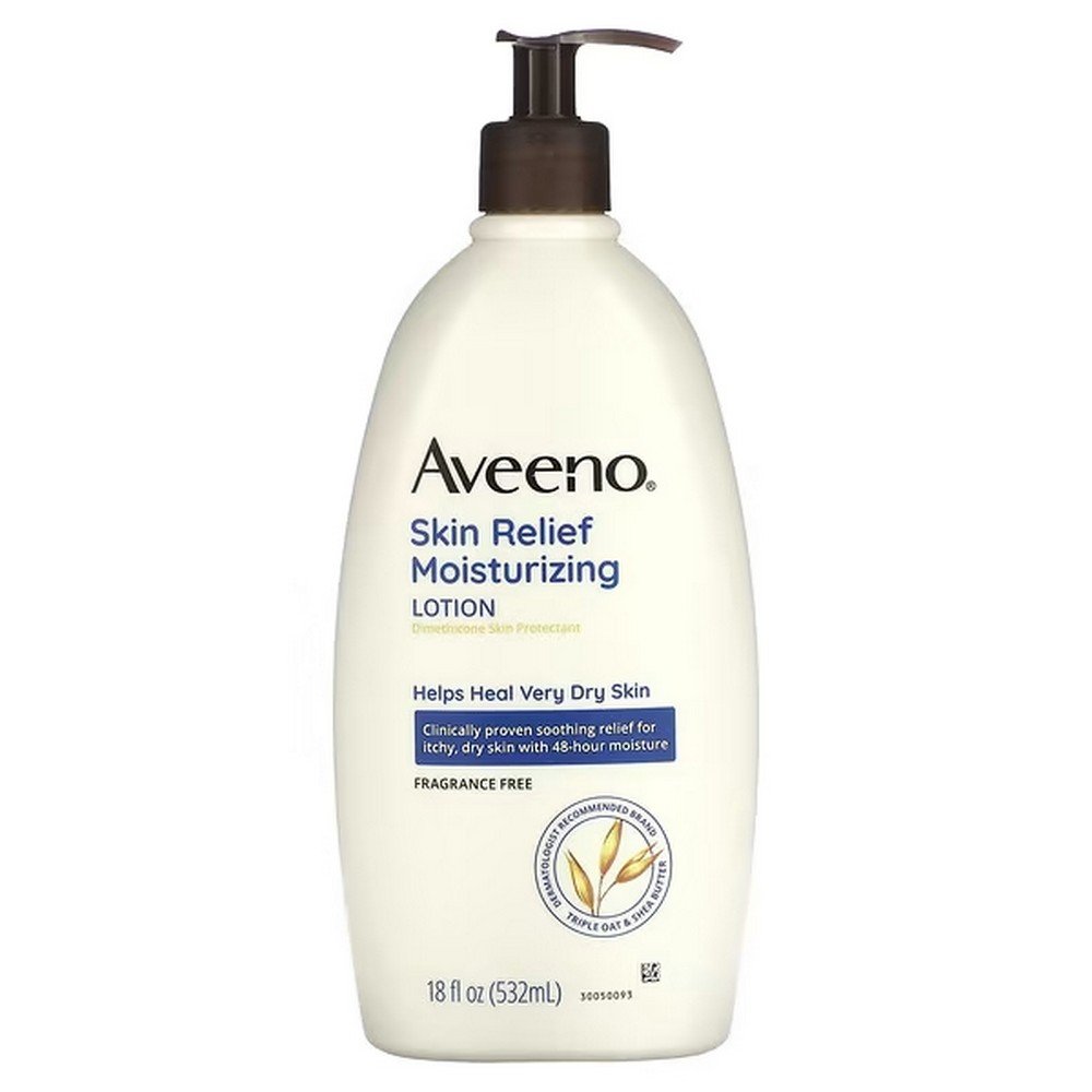 Aveeno, Skin Relief Moisturizing Lotion, skin-friendly, moisturizing lotion, unscented, 532 ml (18 fl. oz), Aveeno, лосьон для увлажнения кожи, без запаха Aveeno, Skin Relief Moisturizing Lotion, skin-friendly, moisturizing lotion, unscented, 532 ml (18 fl. oz), Aveeno, лосьон для увлажнения кожи, без запаха