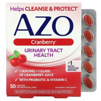Azo, Cranberry, Urinary Tract Health, 50 Softgels, Azo, Клюква, здоровье мочевыводящих путей