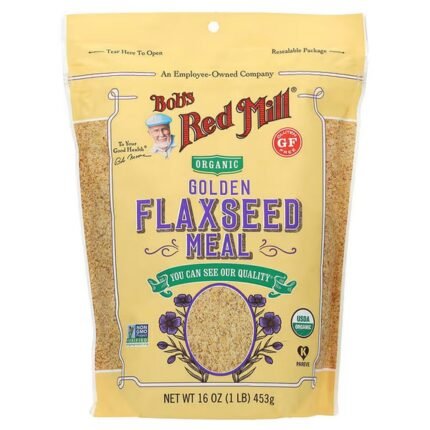 Bob’s Red Mill, organic golden linseed flour, 453 g, Bob’s Red Mill, Bio Goldleinsamenmehl