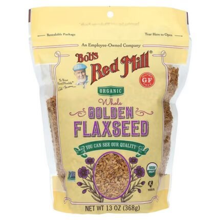 Bob’s Red Mill, Organic Whole Flax Seed Gold, 13 oz (368 g), Bob’s Red Mill, Bio-Vollwert-Flachssamen gold