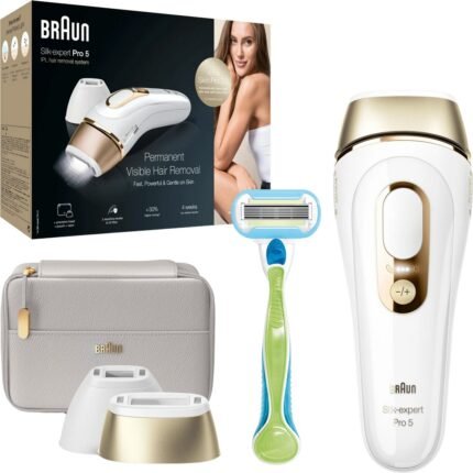 Braun Silk Expert Pro 5 PL5154, IPL for women, long-term hair removal device