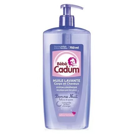 Cadum Baby Good Night Body & Hair Wash Oil 750ml