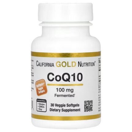 California Gold Nutrition, CoQ10, 100 mg, 30 vegetarian softgels, California Gold Nutrition, CoQ10, 100 mg