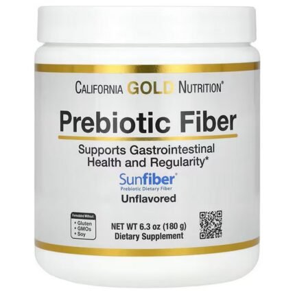 California Gold Nutrition, Prebiotic Fiber, 6.3 oz (180 g), California Gold Nutrition, Пребиотическая клетчатка, 6