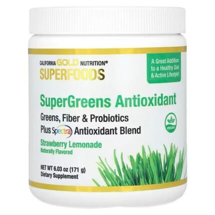 California Gold Nutrition, SUPERFOODS – Supergreens Antioxidant, Vegetables, 6.03 oz (171 g), California Gold Nutrition, SUPERFOODS – Supergreens-Antioxidans, -Gemüse, 171 g (6