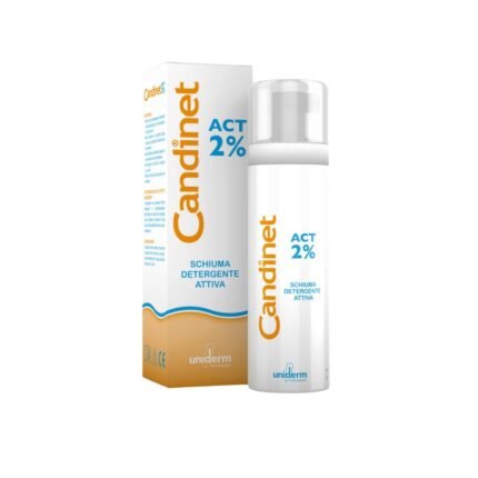 UNIDERM FARMACEUTICI Srl, Candinet Act 2% Active Cleansing Foam Hygiene Ano-genital Area 150 ml